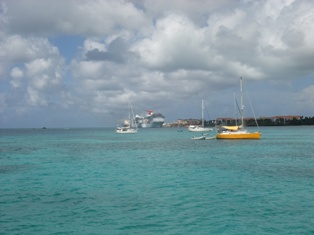 Mouillage Oranjestad